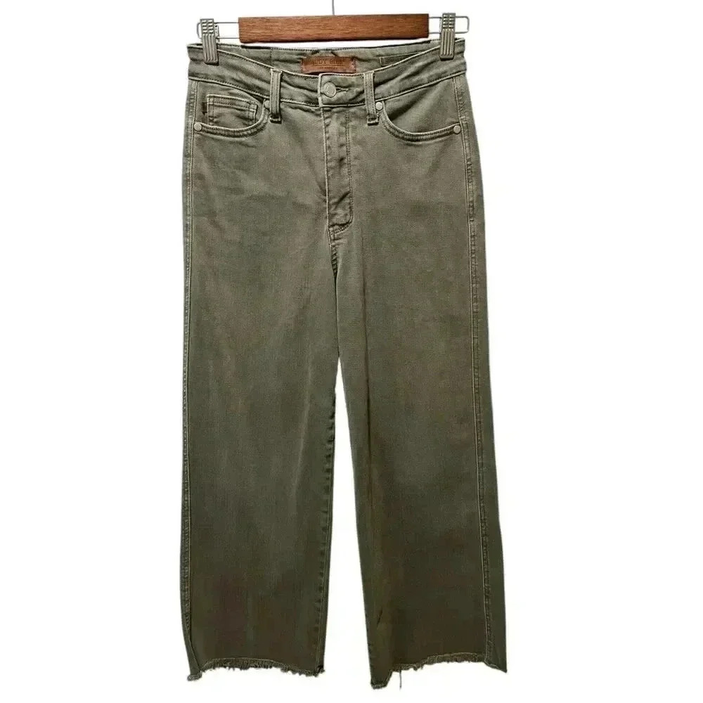 Judy Blue Olive Straight Leg Jeans